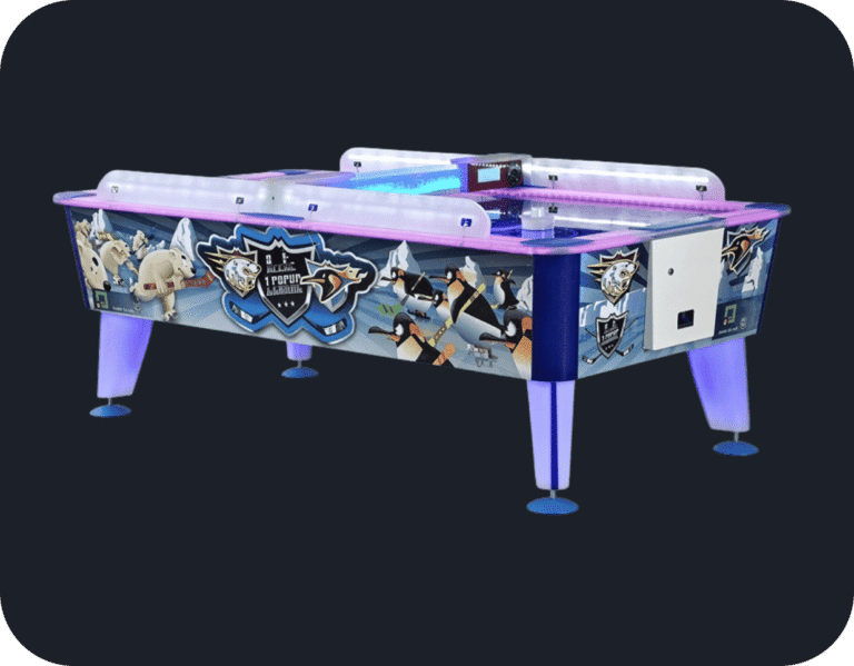 black bg Pinguin Table Machine