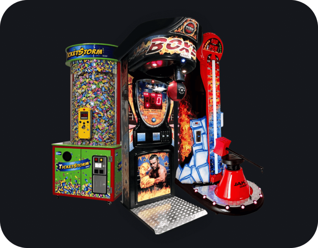 many machines black bg